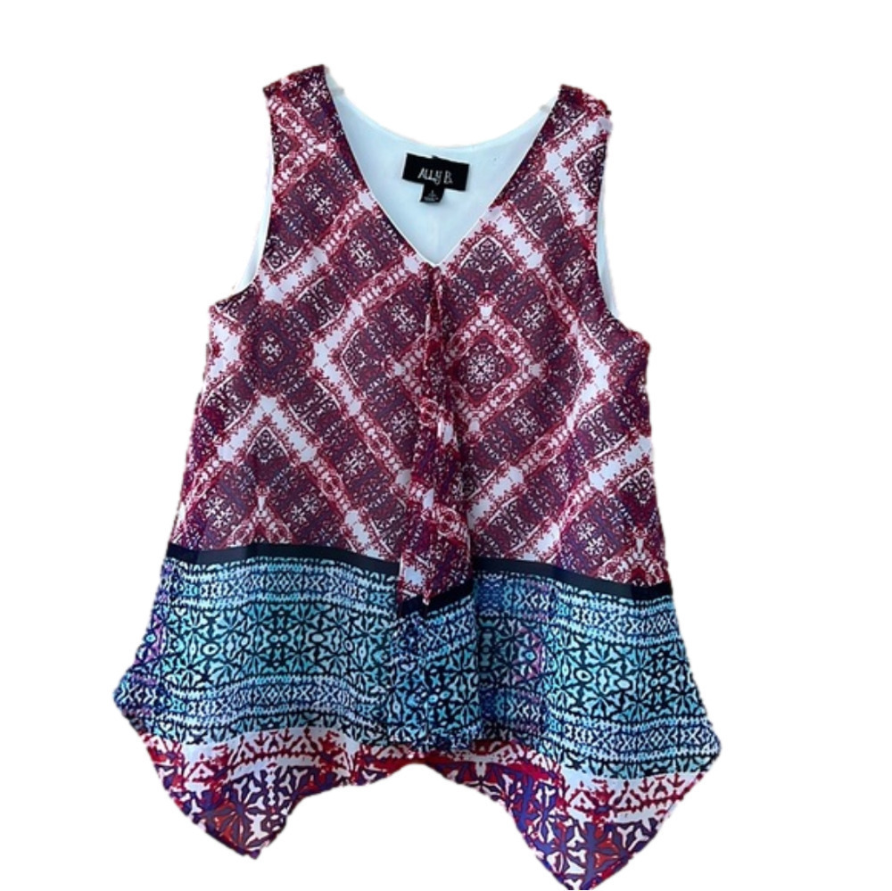 Ally B Girls Large Sleeveless Top Shirt